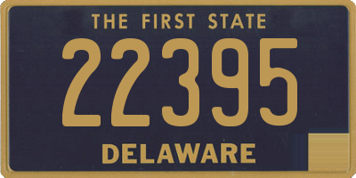 DE license plate 22395