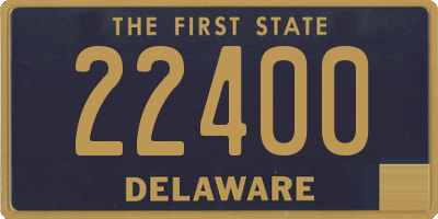 DE license plate 22400