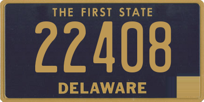 DE license plate 22408