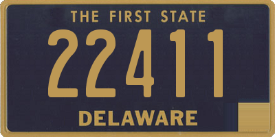 DE license plate 22411