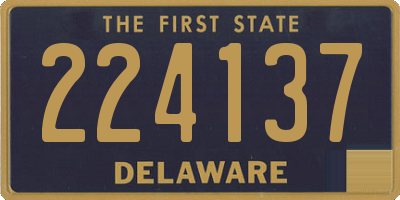 DE license plate 224137