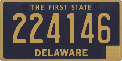 DE license plate 224146