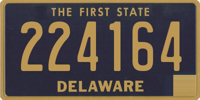 DE license plate 224164