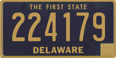 DE license plate 224179