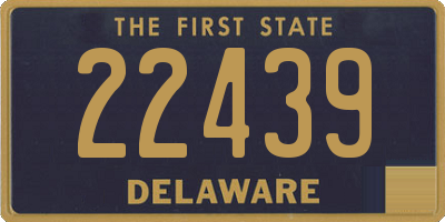 DE license plate 22439