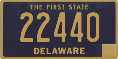 DE license plate 22440