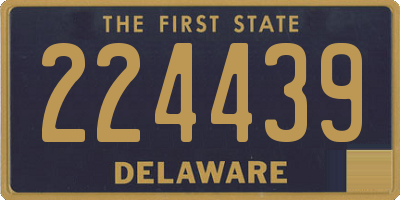 DE license plate 224439