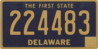 DE license plate 224483