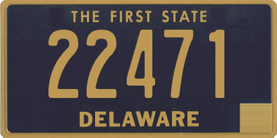 DE license plate 22471