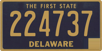 DE license plate 224737