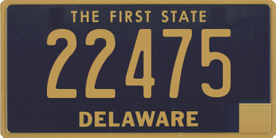 DE license plate 22475