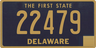 DE license plate 22479