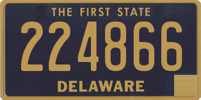 DE license plate 224866