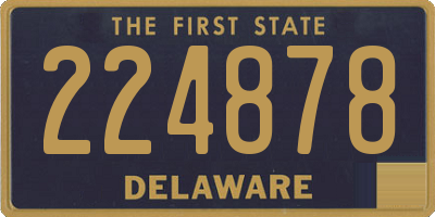 DE license plate 224878