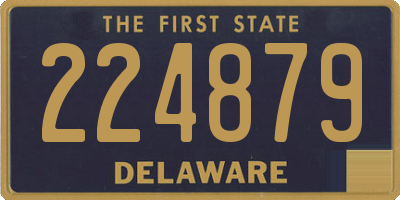 DE license plate 224879