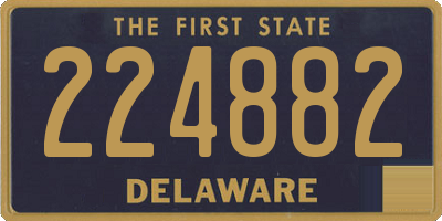 DE license plate 224882