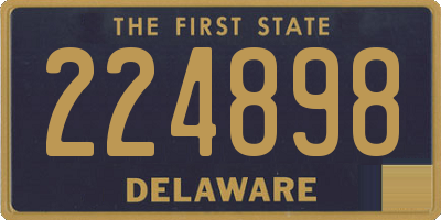 DE license plate 224898
