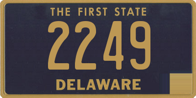 DE license plate 2249