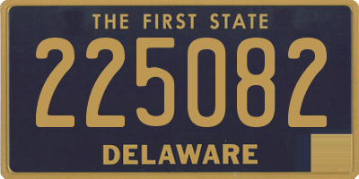 DE license plate 225082