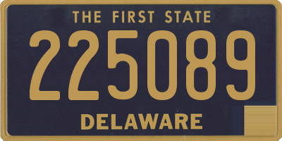 DE license plate 225089