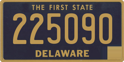 DE license plate 225090