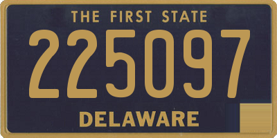 DE license plate 225097