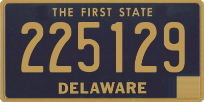 DE license plate 225129