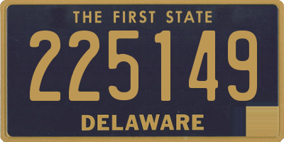 DE license plate 225149