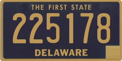 DE license plate 225178