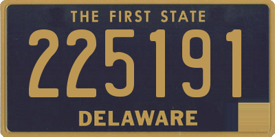 DE license plate 225191