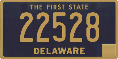 DE license plate 22528