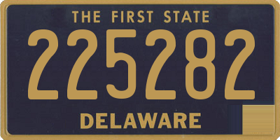 DE license plate 225282