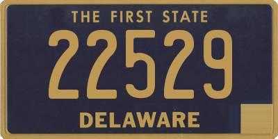 DE license plate 22529