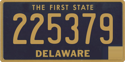 DE license plate 225379