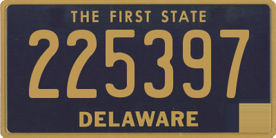 DE license plate 225397
