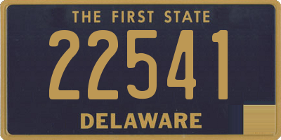 DE license plate 22541