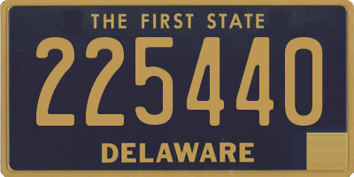 DE license plate 225440