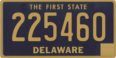 DE license plate 225460