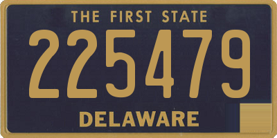 DE license plate 225479