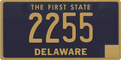 DE license plate 2255