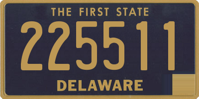 DE license plate 225511