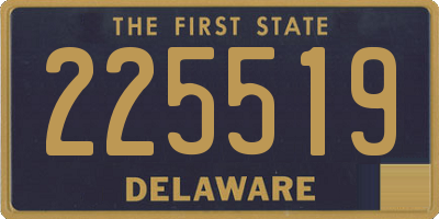 DE license plate 225519