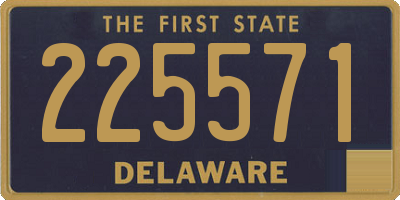 DE license plate 225571