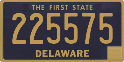 DE license plate 225575