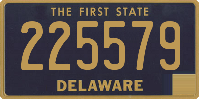 DE license plate 225579