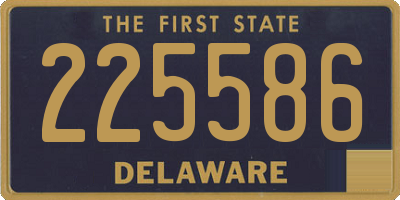 DE license plate 225586