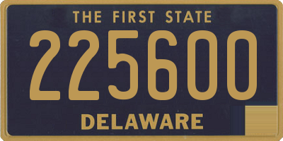 DE license plate 225600