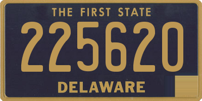 DE license plate 225620