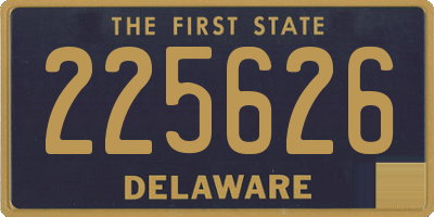 DE license plate 225626