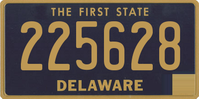 DE license plate 225628